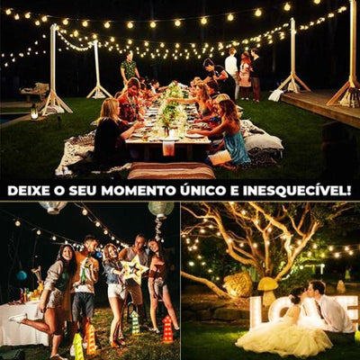 Lâmpadas Mágicas | Varal de Luzes Led
