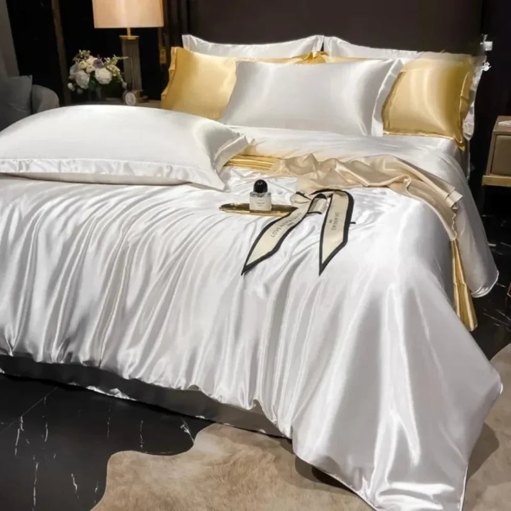 Jogo de Cama Paris em Seda 4 Peças - Âncora