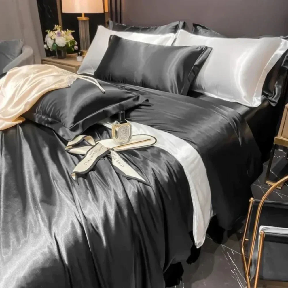 Jogo de Cama Paris em Seda 4 Peças - Âncora