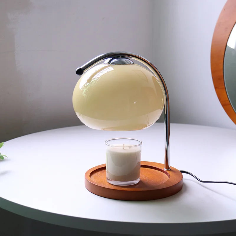 Luminária Aromática com Castiçal - Luminária para Casa com Aquecedor de Velas