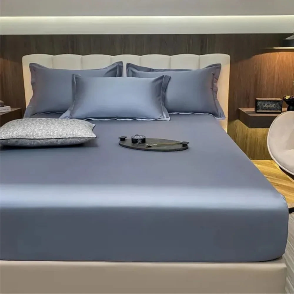 Jogo de Cama em Seda com 4 Peças -  Âncora