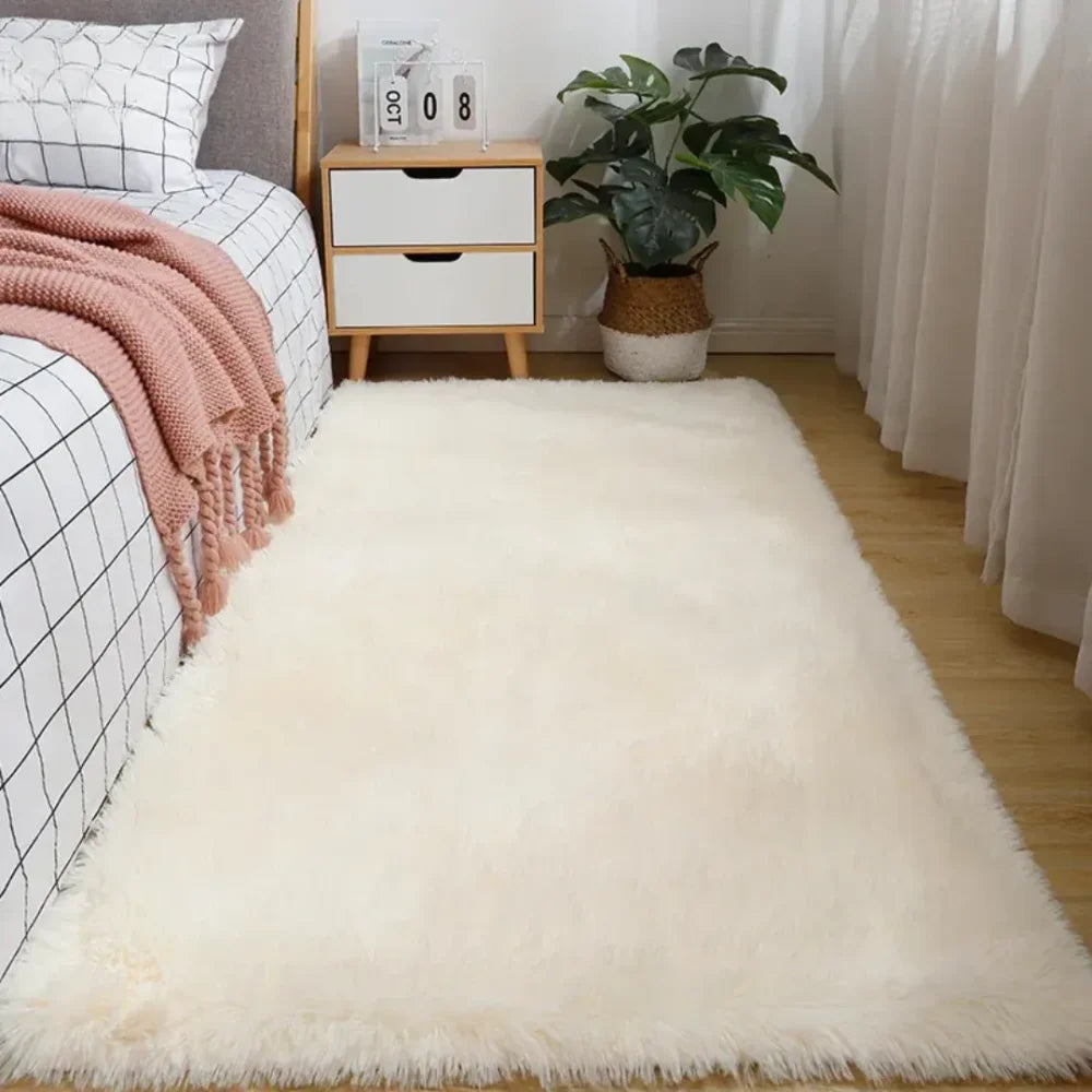 Tapete de Pelúcia para Quarto Antiderrapante - Âncora