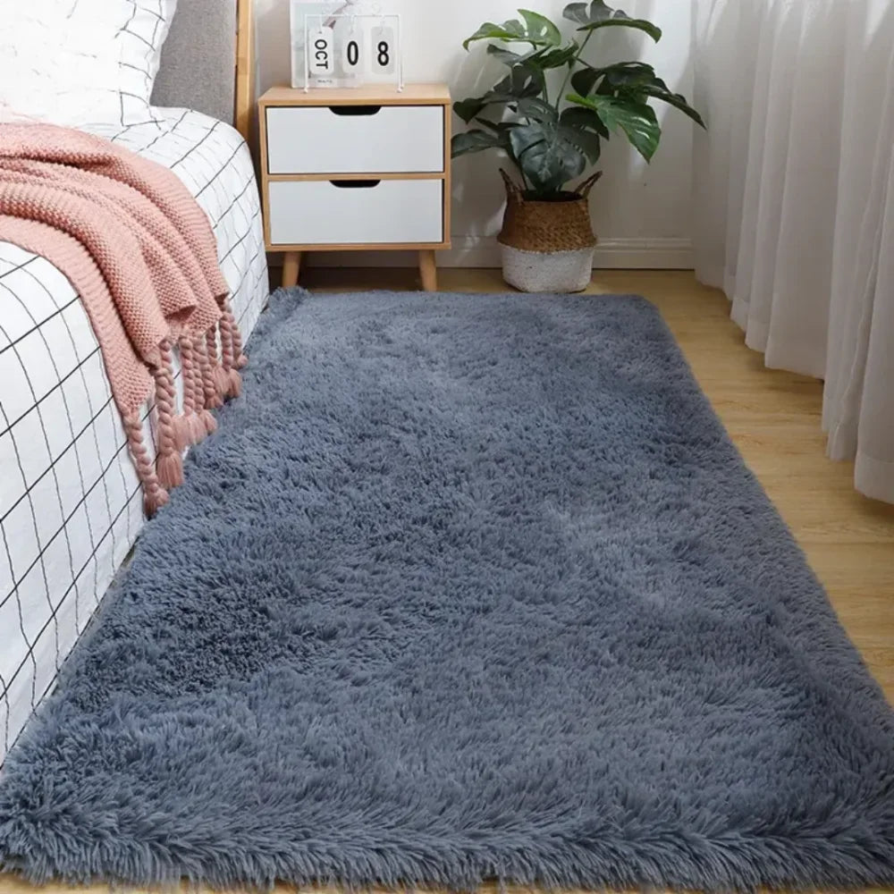 Tapete de Pelúcia para Quarto Antiderrapante - Âncora